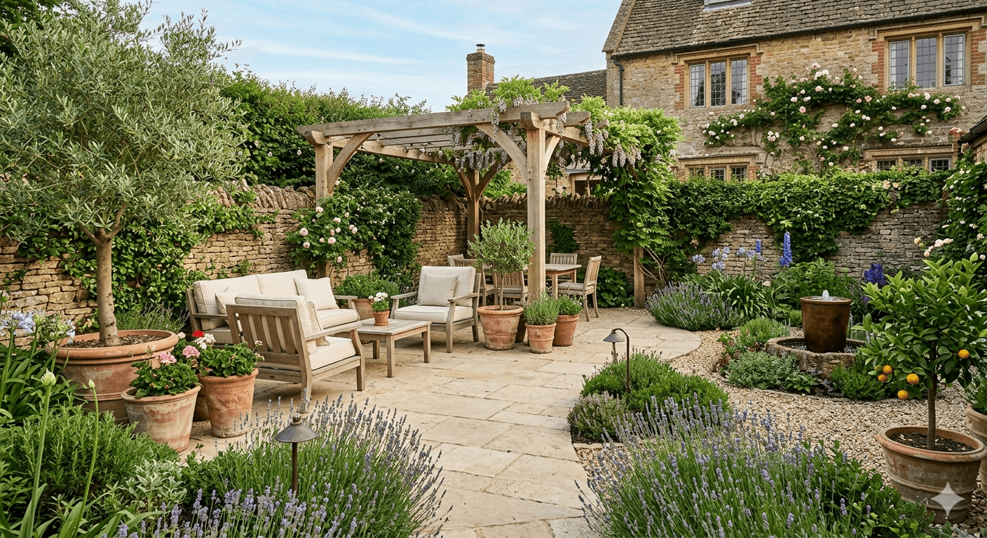 Mediterranean Escape garden concept